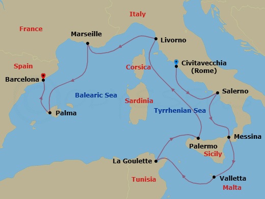 Cruise Map