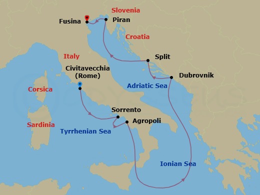 Cruise Map