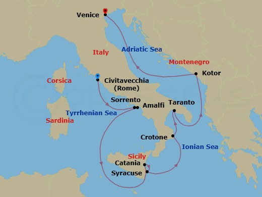 Cruise Map