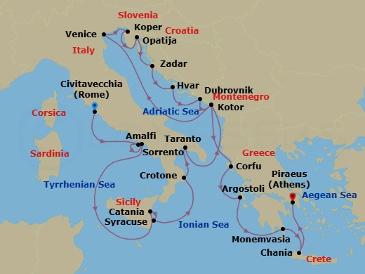Cruise Map