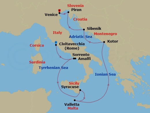 Cruise Map
