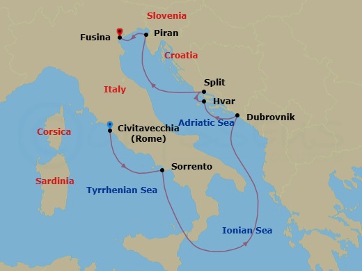 Cruise Map