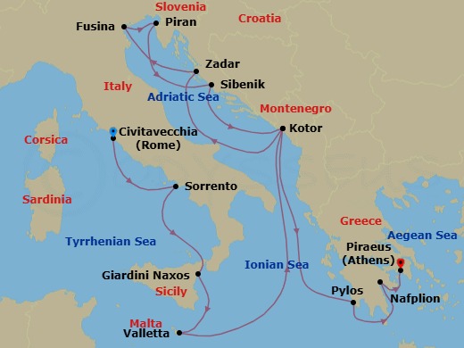 Cruise Map