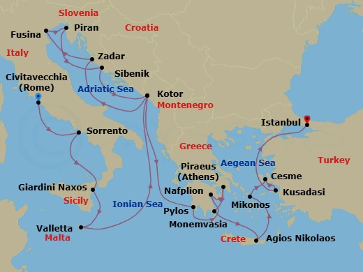 Cruise Map