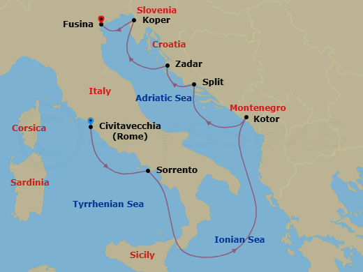 Cruise Map