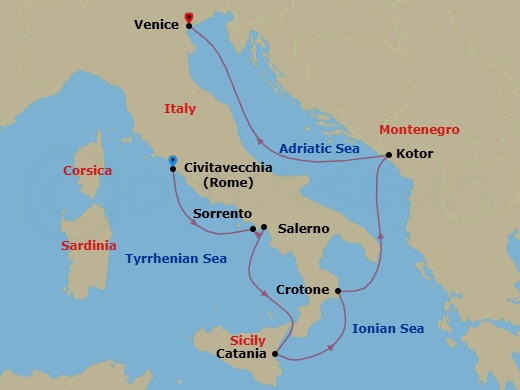 Cruise Map
