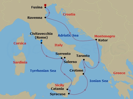 Cruise Map