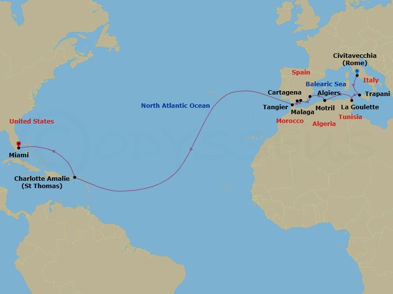 Cruise Map