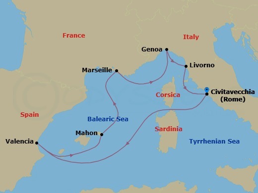 Cruise Map
