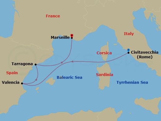 Cruise Map