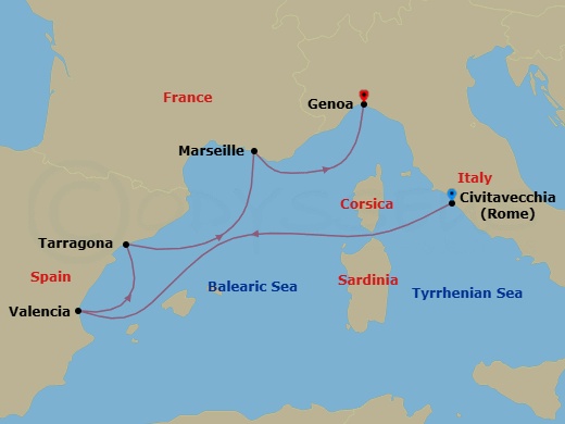 Cruise Map