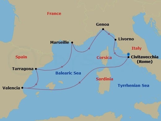 Cruise Map