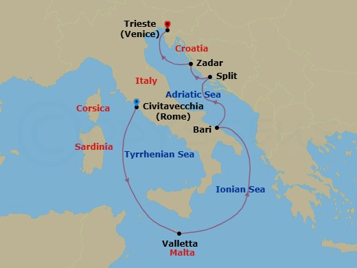 Cruise Map