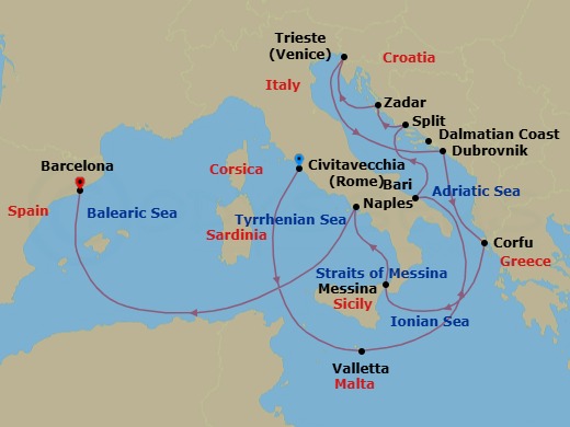 Cruise Map