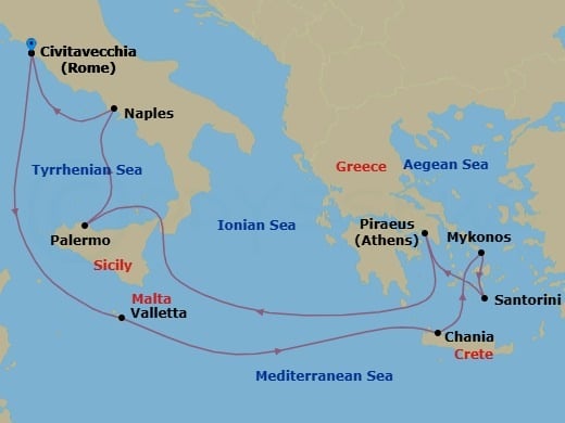 Cruise Map