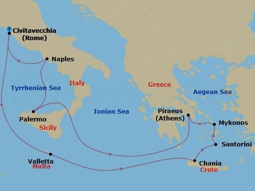 Cruise Map
