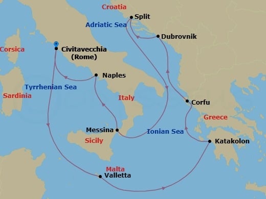 Cruise Map