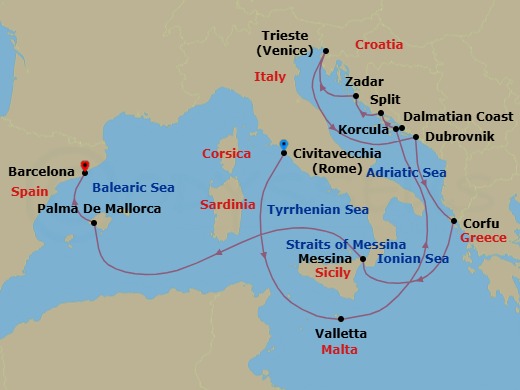 Cruise Map