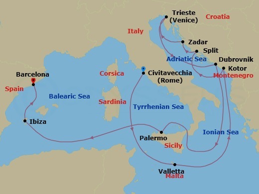 Cruise Map