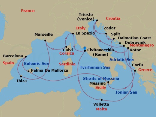 Cruise Map