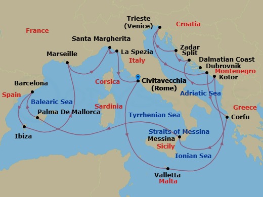 Cruise Map