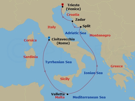 Cruise Map