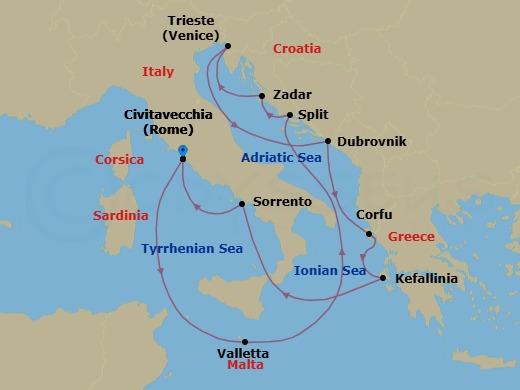 Cruise Map