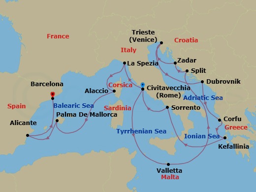Cruise Map