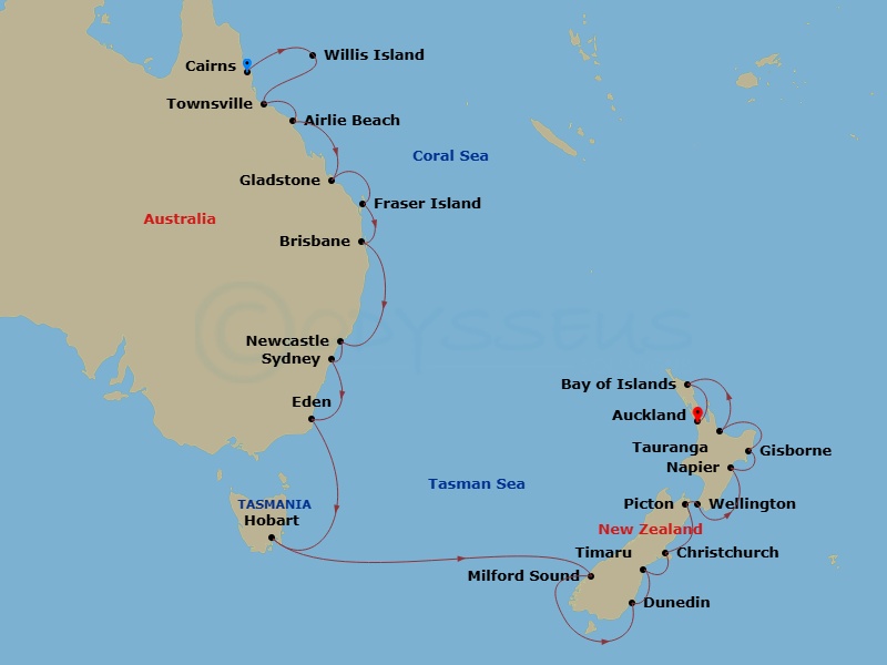 Cruise Map