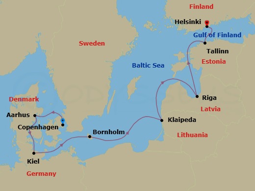 Cruise Map