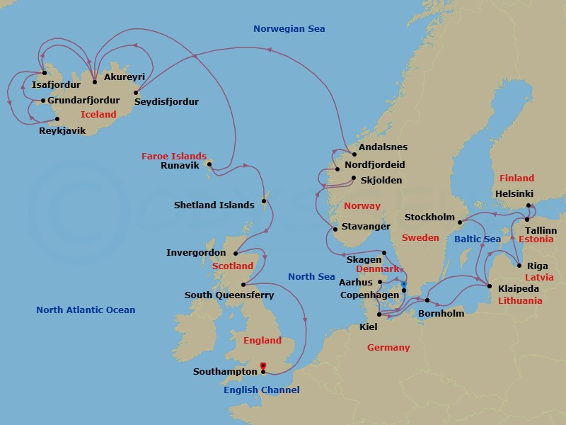Cruise Map
