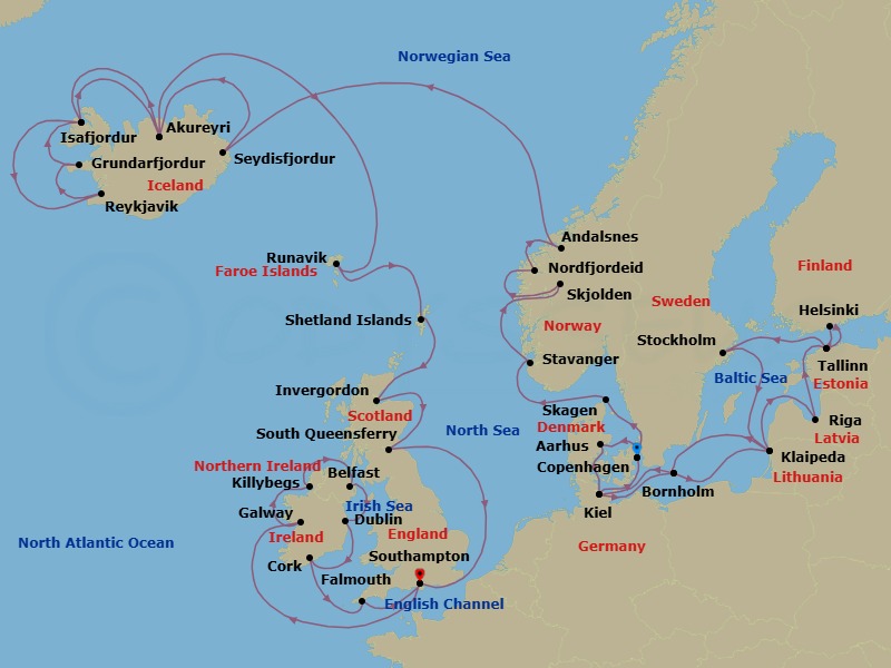 Cruise Map