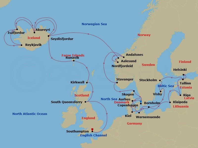 Cruise Map