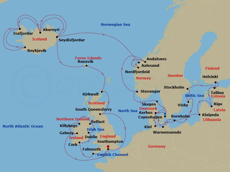 Cruise Map