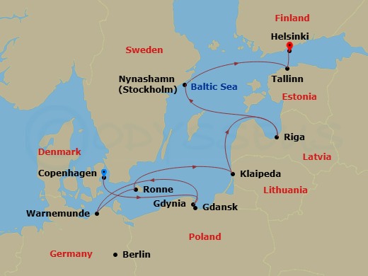 Cruise Map