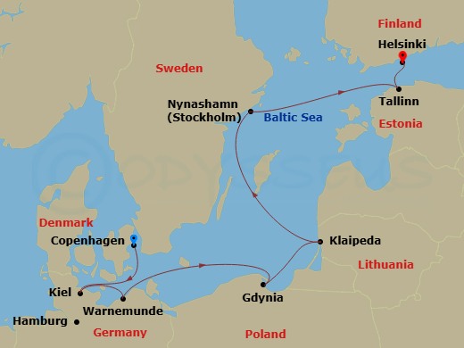 Cruise Map
