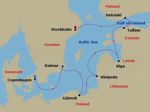 Cruise Map