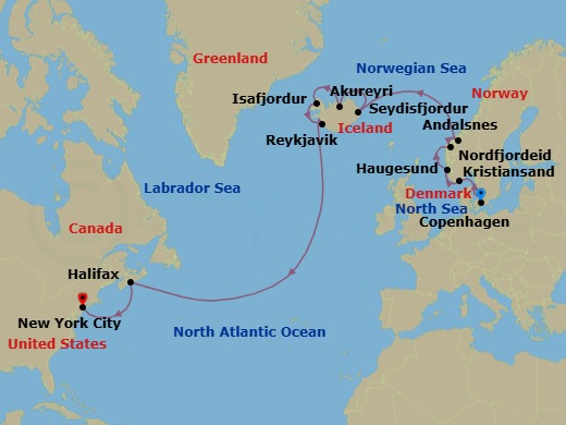 Cruise Map