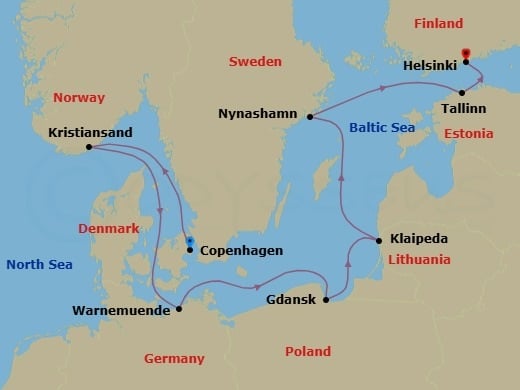 Cruise Map