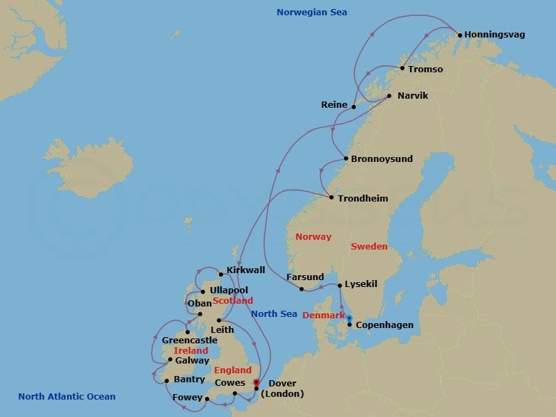 Cruise Map