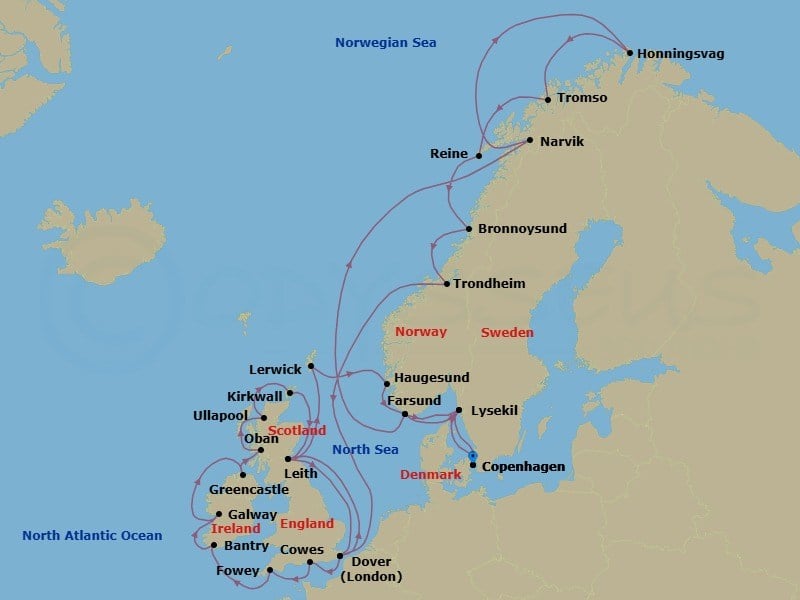 Cruise Map