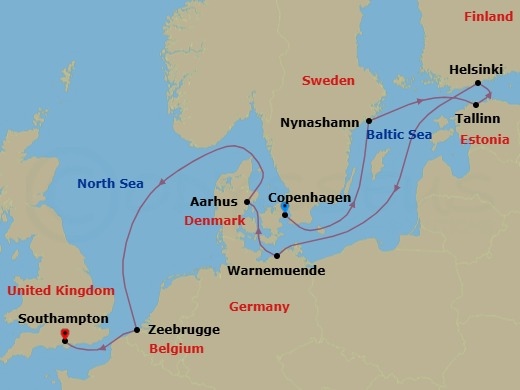 Cruise Map