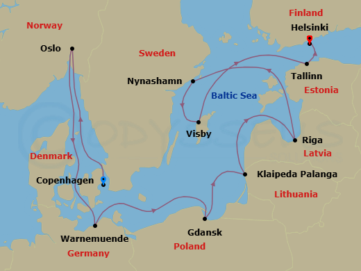 Cruise Map