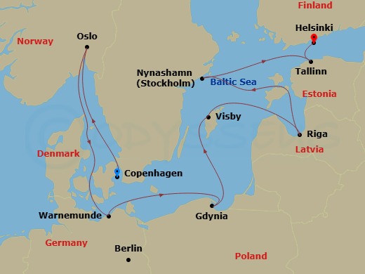 Cruise Map