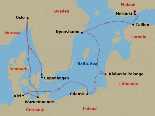 Cruise Map