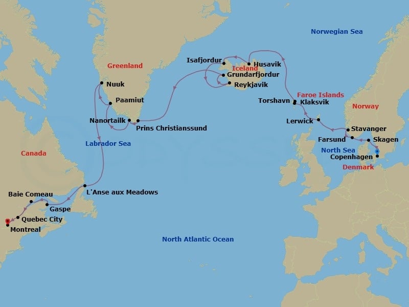 Cruise Map