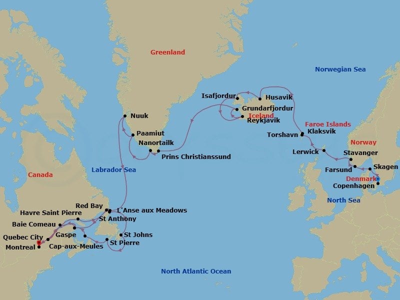Cruise Map