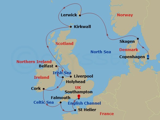 Cruise Map
