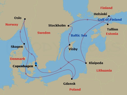 Cruise Map