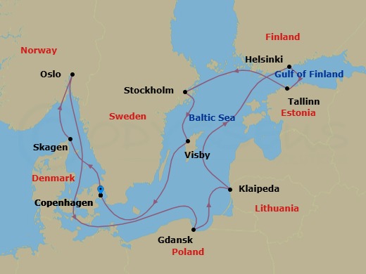Cruise Map